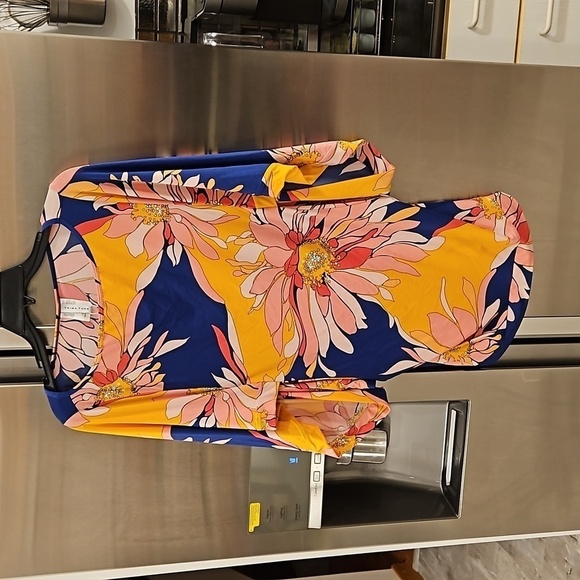 💕TRINA TURK💕 Breeze Dress ~ Multi-Color Floral Print Small S NWT - Picture 9 of 15